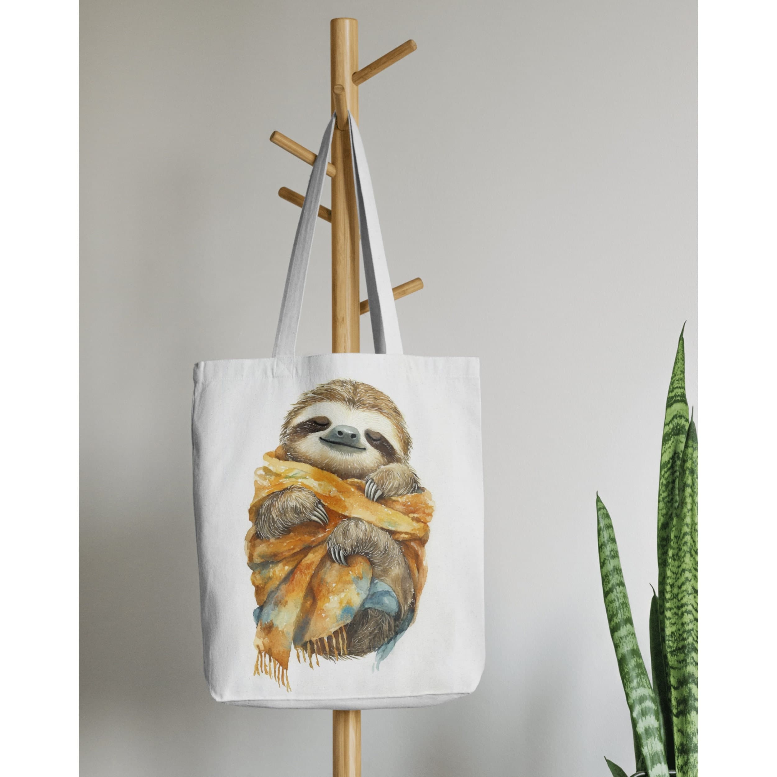 18 SLOTH Relaxing Clipart, Colorful Sloth Clipart, Cute Sloth PNG, Baby Sloth Clipart, Watercolor Sloth Nursery, Baby Shower Clipart, Sloth - view 8